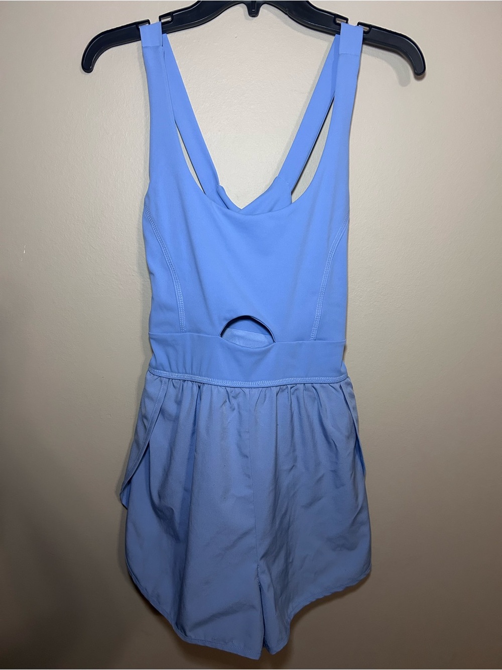 TALULAH Sky Blue Women’s Romper with Skort Detail
